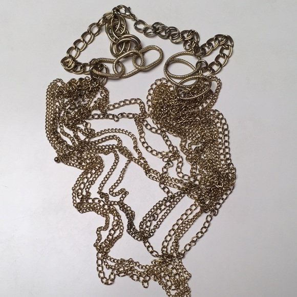 Express Gold Multilayer Necklace - Picture 7 of 8